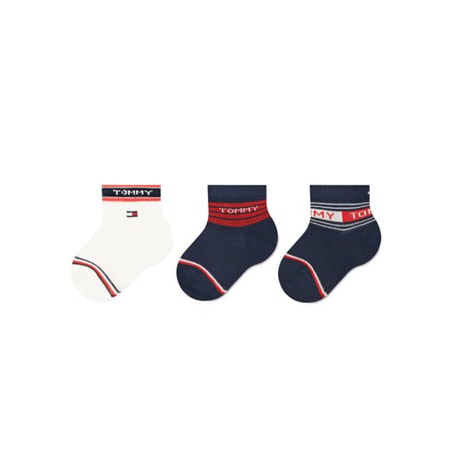 Zestaw 3 par wysokich skarpet dziecięcych Tommy Hilfiger 701220278 Kolorowy ze sklepu eobuwie.pl w kategorii Skarpetki dziecięce - zdjęcie 182066172