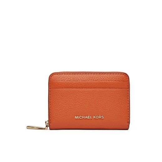 Mały Portfel Damski MICHAEL Michael Kors 32T4GJ6Z5L Pomarańczowy ze sklepu eobuwie.pl w kategorii Portfele damskie - zdjęcie 182066231