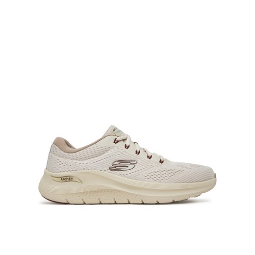 Sneakersy Skechers Arch Fit 2.0- 232700/OFWT Biały ze sklepu eobuwie.pl w kategorii Buty sportowe męskie - zdjęcie 182066264