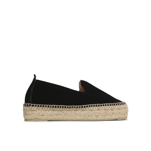 Espadryle Manebi Double Sole Espadrilles K 1.0 D0 Czarny ze sklepu eobuwie.pl w kategorii Espadryle damskie - zdjęcie 182066343