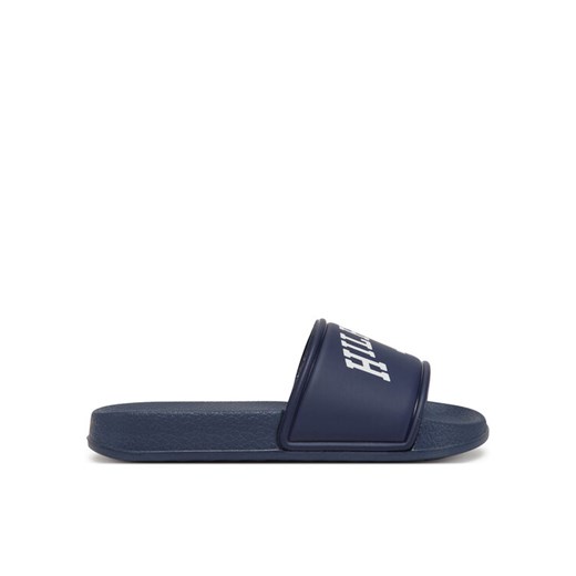 Klapki Tommy Hilfiger T3X0-33916-1172 Granatowy ze sklepu eobuwie.pl w kategorii Klapki dziecięce - zdjęcie 182066444