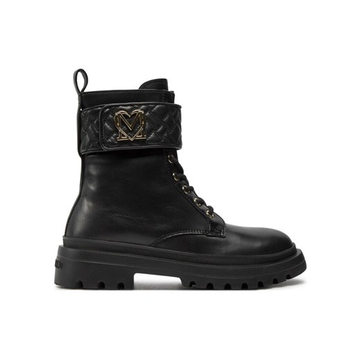 Trapery LOVE MOSCHINO JA24175G1LIA0000 Czarny ze sklepu eobuwie.pl w kategorii Workery damskie - zdjęcie 182066474
