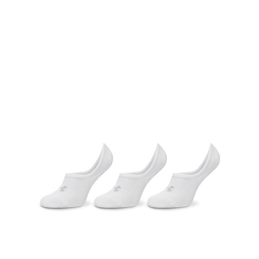 Zestaw 3 par stopek unisex Under Armour Breathe Lite 1370075 Biały ze sklepu eobuwie.pl w kategorii Skarpetki damskie - zdjęcie 182066484