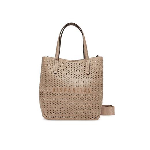 Torebka Hispanitas BV253972 Beżowy ze sklepu eobuwie.pl w kategorii Torby Shopper bag - zdjęcie 182066563