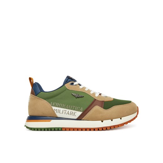 Sneakersy Aeronautica Militare 251SC283CT3544 Zielony ze sklepu eobuwie.pl w kategorii Buty sportowe męskie - zdjęcie 182066623