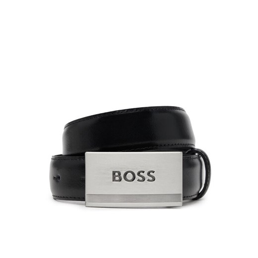 Pasek BOSS J51741 M Czarny ze sklepu eobuwie.pl w kategorii Paski damskie - zdjęcie 182066643