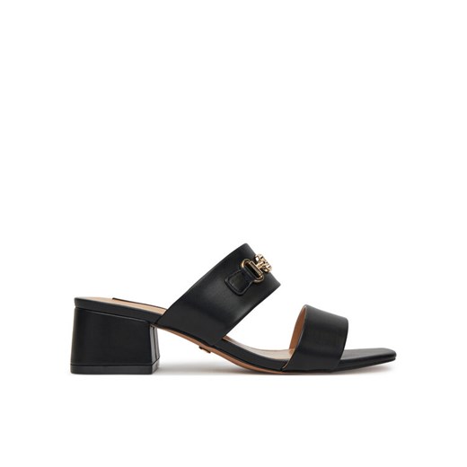 Klapki Nine West 2560-01 Czarny ze sklepu eobuwie.pl w kategorii Klapki damskie - zdjęcie 182066670