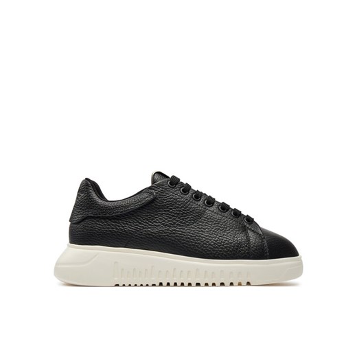 Sneakersy Emporio Armani X3X024 XF768 00002 Czarny ze sklepu eobuwie.pl w kategorii Trampki damskie - zdjęcie 182066791