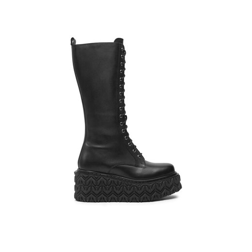 Kozaki Patrizia Pepe 8Y0103/L078-K103 Czarny ze sklepu eobuwie.pl w kategorii Kozaki damskie - zdjęcie 182066883