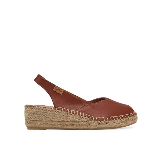 Espadryle Toni Pons Bernia-P Brązowy ze sklepu eobuwie.pl w kategorii Espadryle damskie - zdjęcie 182067002