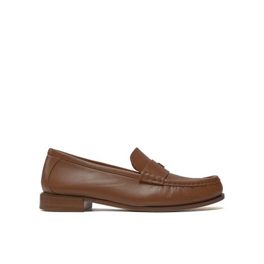 Mokasyny Max Mara Mmloafer 24245262316 Brązowy ze sklepu eobuwie.pl w kategorii Mokasyny damskie - zdjęcie 182067011