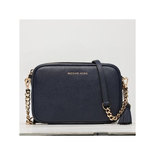 Torebka MICHAEL Michael Kors Jet Set 32F7GGNM8L Granatowy ze sklepu eobuwie.pl w kategorii Listonoszki - zdjęcie 182067240