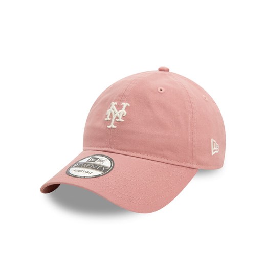 Czapka z daszkiem New Era New York Mets Mini Washed 9TWENTY 60595428 Różowy ze sklepu eobuwie.pl w kategorii Czapki z daszkiem damskie - zdjęcie 182067264