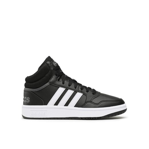 Sneakersy adidas Hoops 3.0 Mid Classic Vintage Shoes GW3020 Czarny ze sklepu eobuwie.pl w kategorii Buty sportowe męskie - zdjęcie 182067292
