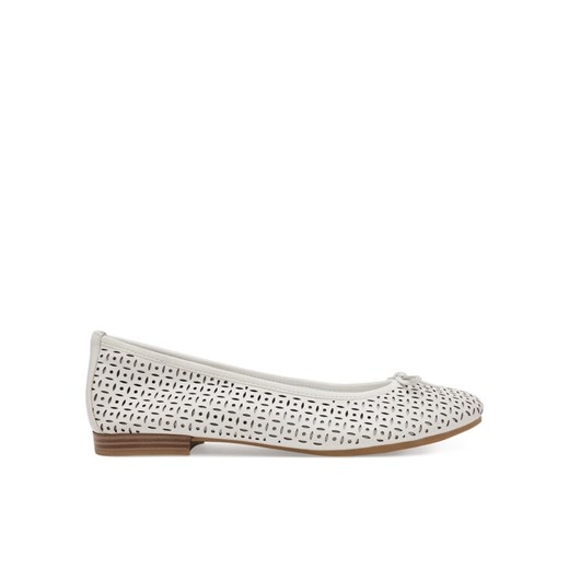 Baleriny Tamaris 1-22116-41 Biały Tamaris 38 eobuwie.pl