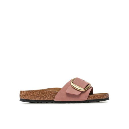 Klapki Birkenstock Madrid Big Buckle 1024039 Różowy ze sklepu eobuwie.pl w kategorii Klapki damskie - zdjęcie 182067671