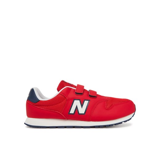 Sneakersy New Balance GV500TR1 Czerwony ze sklepu eobuwie.pl w kategorii Buty sportowe dziecięce - zdjęcie 182067684