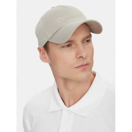 Czapka z daszkiem Calvin Klein K50K511987 Beżowy ze sklepu eobuwie.pl w kategorii Czapki z daszkiem męskie - zdjęcie 182067723