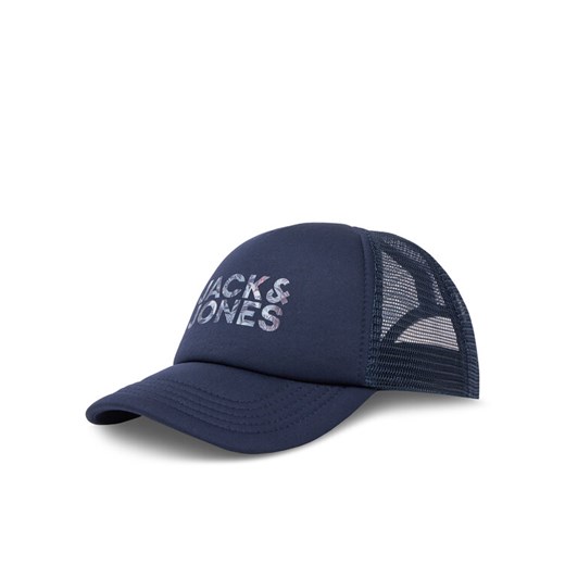 Czapka z daszkiem Jack&Jones Jacdrew 12268899 Granatowy ze sklepu eobuwie.pl w kategorii Czapki z daszkiem męskie - zdjęcie 182067784