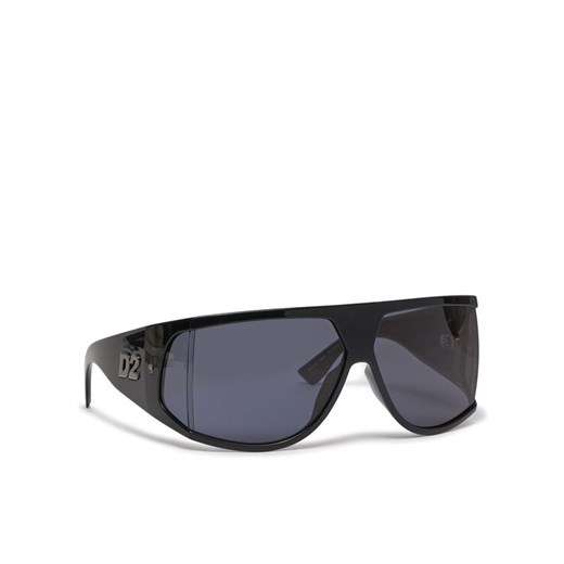Okulary przeciwsłoneczne Dsquared2 D2 0124/S ANS75IR Czarny ze sklepu eobuwie.pl w kategorii Okulary przeciwsłoneczne męskie - zdjęcie 182067864