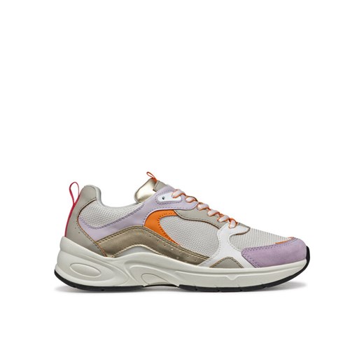Sneakersy Geox D Zarvia D55YLA 0AS54 C1022 Biały ze sklepu eobuwie.pl w kategorii Buty sportowe damskie - zdjęcie 182067942
