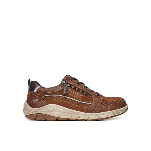 Sneakersy Mustang 4160-302 Brązowy ze sklepu eobuwie.pl w kategorii Buty sportowe męskie - zdjęcie 182067953