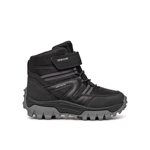 Kozaki Geox J Himalaya Boy B Abx J46FRD 050FU C9999 S Czarny ze sklepu eobuwie.pl w kategorii Buty zimowe dziecięce - zdjęcie 182067964