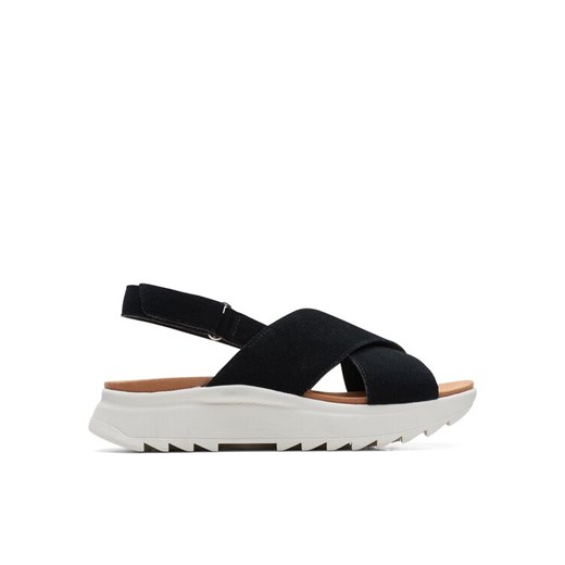 Sandały Clarks DashLite Wish 26171948 Czarny ze sklepu eobuwie.pl w kategorii Sandały damskie - zdjęcie 182067972