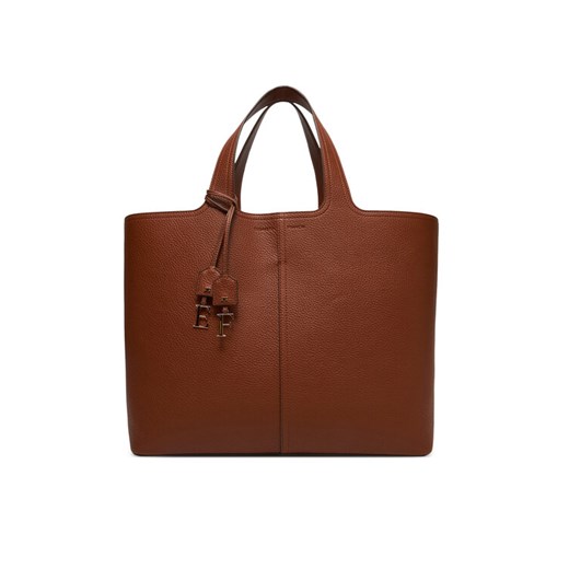 Torebka Elisabetta Franchi BS-57A-52E2 Brązowy ze sklepu eobuwie.pl w kategorii Torby Shopper bag - zdjęcie 182068142