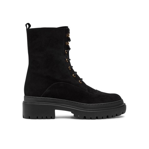 Trapery Pollini SA21104G1LTN0000 Czarny ze sklepu eobuwie.pl w kategorii Workery damskie - zdjęcie 182068234