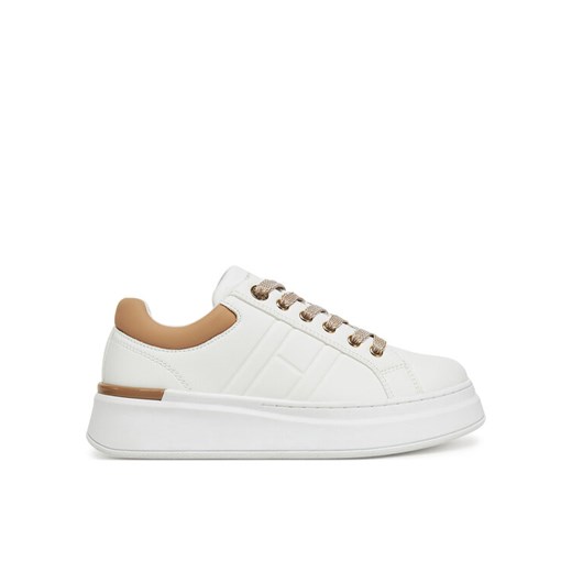 Sneakersy Tommy Hilfiger Low Cut Lace-Up T3A9-33751-1355 S Biały ze sklepu eobuwie.pl w kategorii Buty sportowe damskie - zdjęcie 182068242