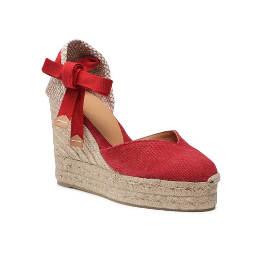 Espadryle Castañer Chiara/8ED/002 021668-604 Czerwony ze sklepu eobuwie.pl w kategorii Espadryle damskie - zdjęcie 182068304