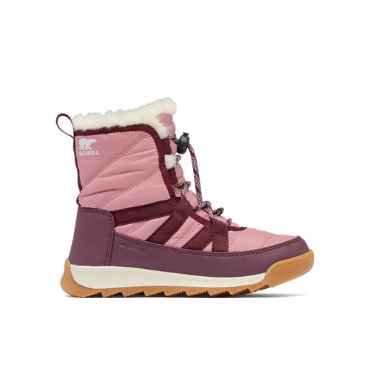 Śniegowce Sorel Youth Whitney™ II Plus Lace Wp 2088591627 Różowy ze sklepu eobuwie.pl w kategorii Buty zimowe dziecięce - zdjęcie 182068433