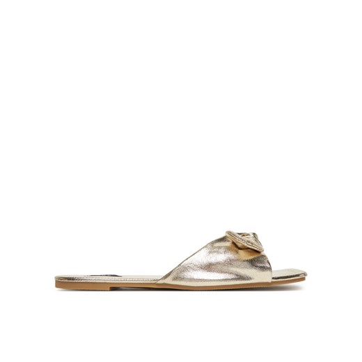 Klapki ONLY Shoes Onlmillie-3 Złoty ze sklepu eobuwie.pl w kategorii Klapki damskie - zdjęcie 182068473
