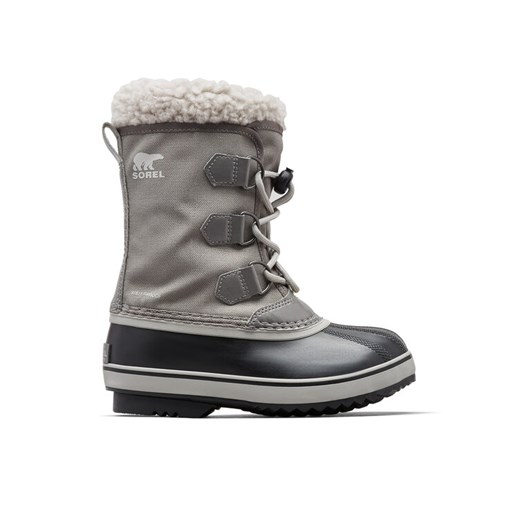 Śniegowce Sorel Yoot Pac™ Nylon Wp 2114111053 Szary ze sklepu eobuwie.pl w kategorii Buty zimowe dziecięce - zdjęcie 182068481