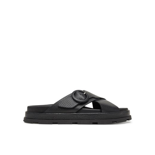 Klapki Pollini SA28134G0MTD0000 Czarny ze sklepu eobuwie.pl w kategorii Klapki damskie - zdjęcie 182068514