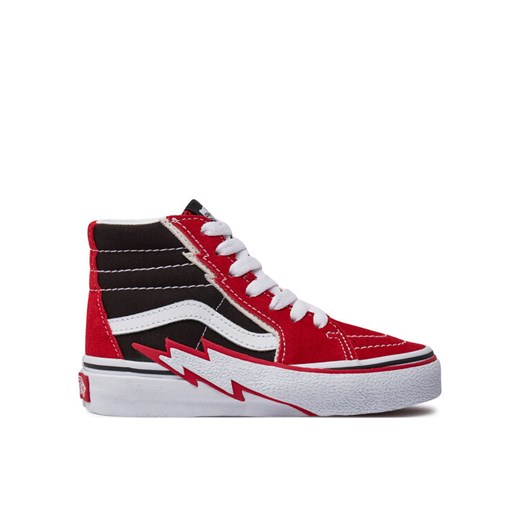 Tenisówki Vans Sk8-Hi Bolt VN000BVJREB1 Czerwony ze sklepu eobuwie.pl w kategorii Trampki dziecięce - zdjęcie 182068551