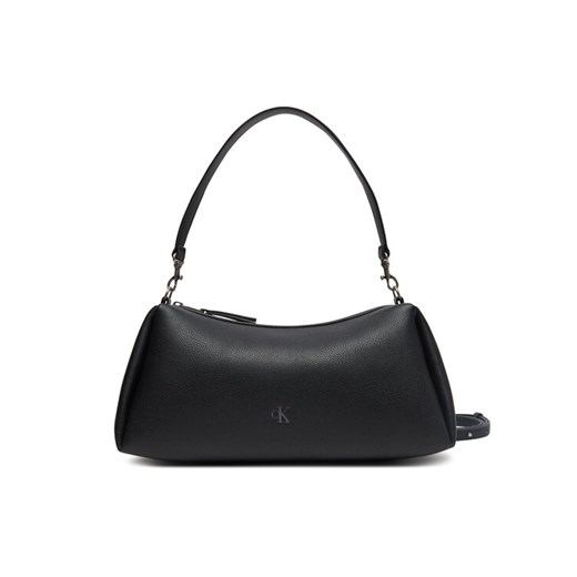 Torebka Calvin Klein Jeans Drop Lg Shoulder Bag LV04K3123G Czarny ze sklepu eobuwie.pl w kategorii Torebki damskie - zdjęcie 182068714
