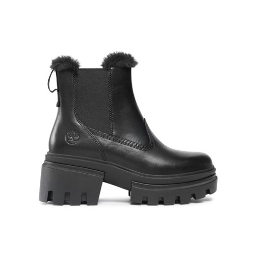 Botki Timberland Everleigh Bt Wrm Ln Chls TB0A5ZNV0151 Czarny ze sklepu eobuwie.pl w kategorii Botki - zdjęcie 182068801