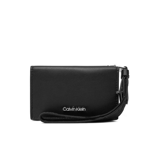 Mały Portfel Damski Calvin Klein Gracie K60K611689 Czarny ze sklepu eobuwie.pl w kategorii Portfele damskie - zdjęcie 182068883