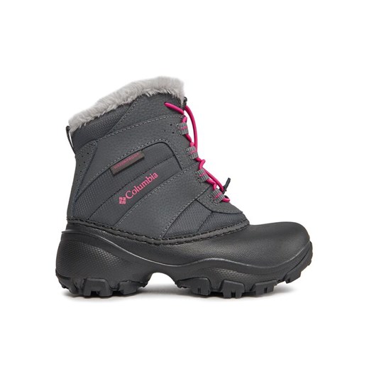 Śniegowce Columbia Youth Rope Tow™ Iii Waterproof 1637841 Szary ze sklepu eobuwie.pl w kategorii Buty zimowe dziecięce - zdjęcie 182068901