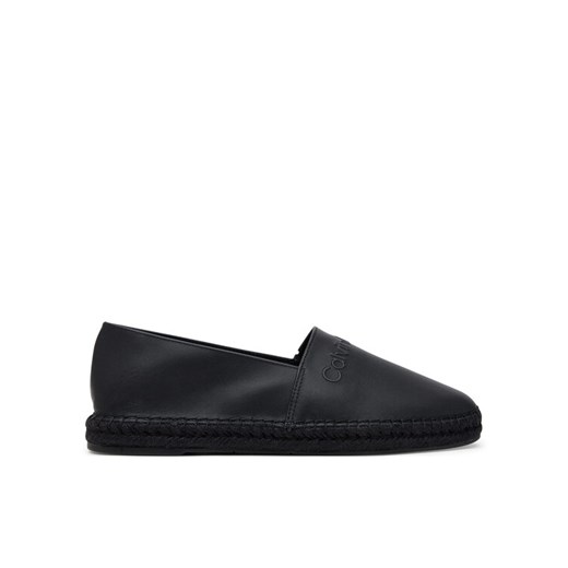 Espadryle Calvin Klein Espadrille Lth HM0HM01882 Czarny ze sklepu eobuwie.pl w kategorii Espadryle męskie - zdjęcie 182068943