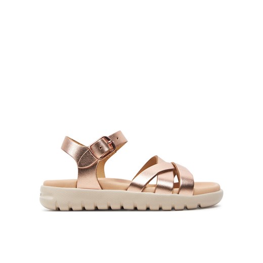 Sandały Geox J Sandal Soleima Gir J45GSA 000CF C7018 M Różowe złoto ze sklepu eobuwie.pl w kategorii Sandały dziecięce - zdjęcie 182068990
