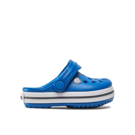 Klapki Crocs Crocband Clog T 207005 Niebieski ze sklepu eobuwie.pl w kategorii Buciki niemowlęce - zdjęcie 182069033