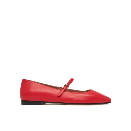 Baleriny Pollini SA11051C0MTE0501 Czerwony ze sklepu eobuwie.pl w kategorii Balerinki - zdjęcie 182069151
