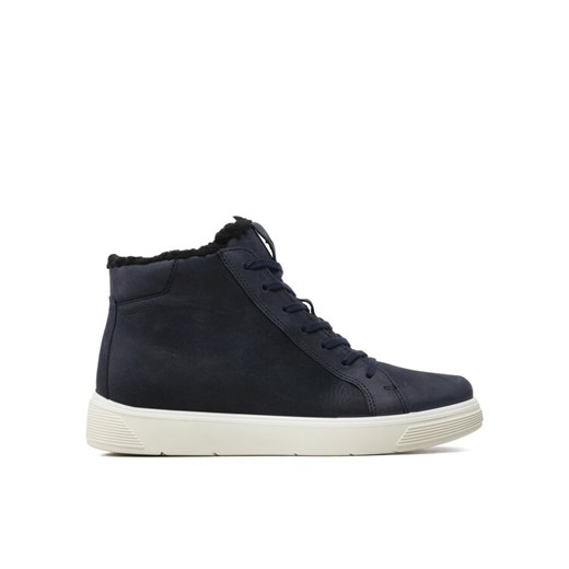 Botki ECCO Street Tray K GORE-TEX 70528302303 Granatowy ze sklepu eobuwie.pl w kategorii Botki - zdjęcie 182069250