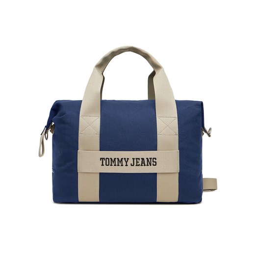 Torba Tommy Jeans Tjm Retro Cool Duffle AM0AM13325 Granatowy ze sklepu eobuwie.pl w kategorii Torby podróżne - zdjęcie 182069260