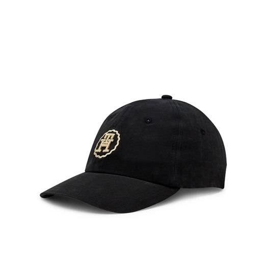 Czapka z daszkiem Tommy Hilfiger Spring Chic Cap AW0AW15775 Czarny ze sklepu eobuwie.pl w kategorii Czapki z daszkiem damskie - zdjęcie 182069263