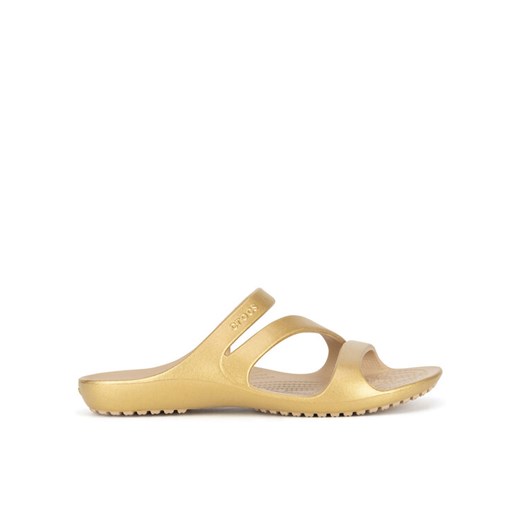 Klapki Crocs KADEE II METALLIC SANDAL W 210147-710 Złoty ze sklepu eobuwie.pl w kategorii Klapki damskie - zdjęcie 182069321