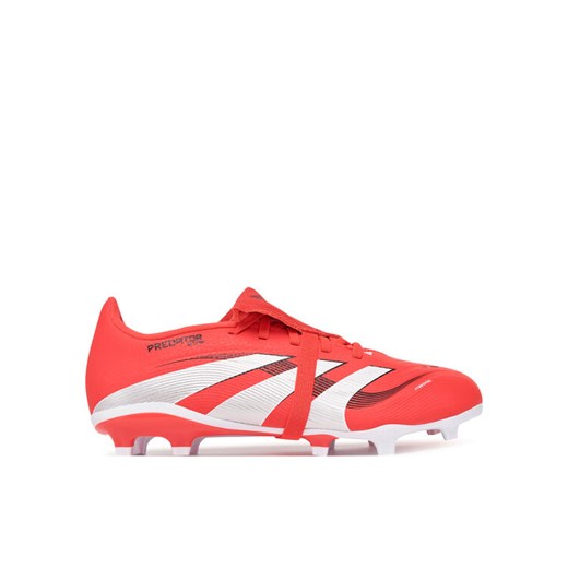 Buty do piłki nożnej adidas Predator League Fold-Over Tongue Firm Ground ID3830 Czerwony ze sklepu eobuwie.pl w kategorii Buty sportowe dziecięce - zdjęcie 182069361